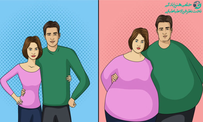چاقی بعد از ازدواج | دلایل و راه های پیشگیری از آن چیست؟